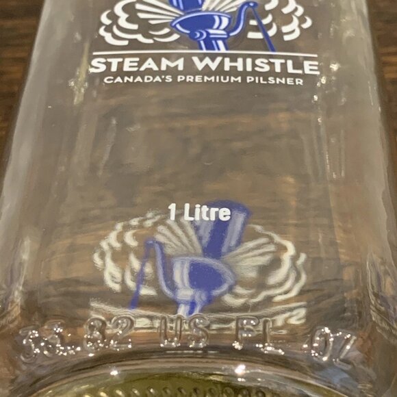 Steam Whistle Brewery Milk Jug Beer Pitcher 1 Litre 33.83 OZ. - Picture 2 of 4